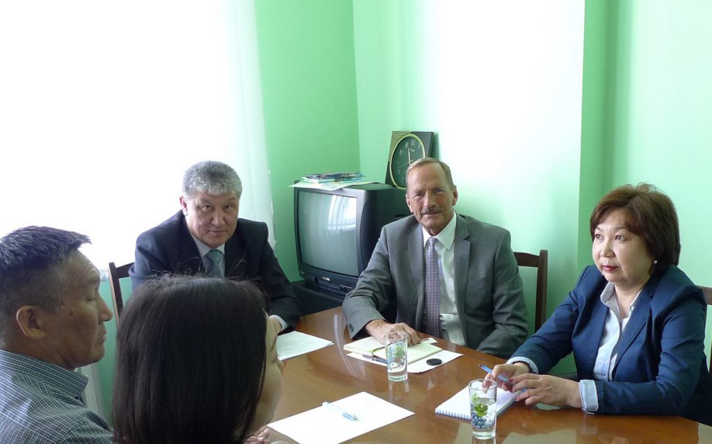 Meeting at TB Clinic in Kalmykia